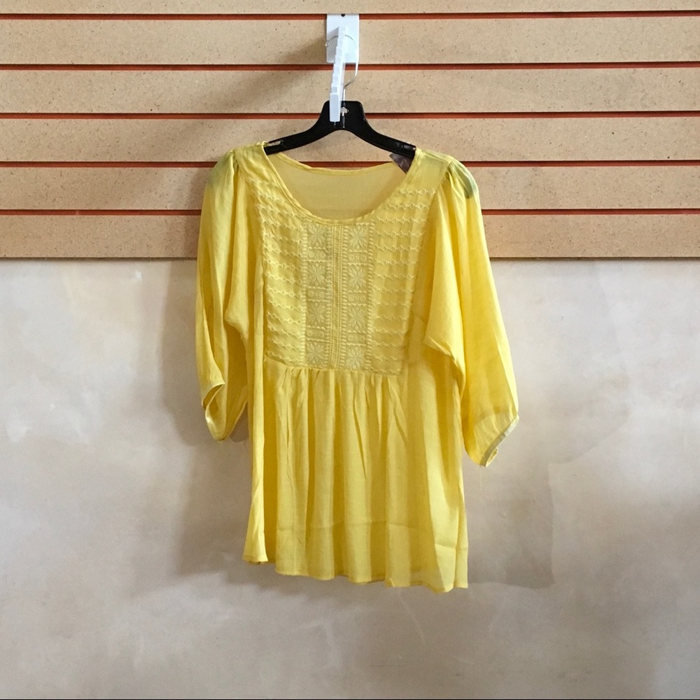 Yellow Summer Women Top